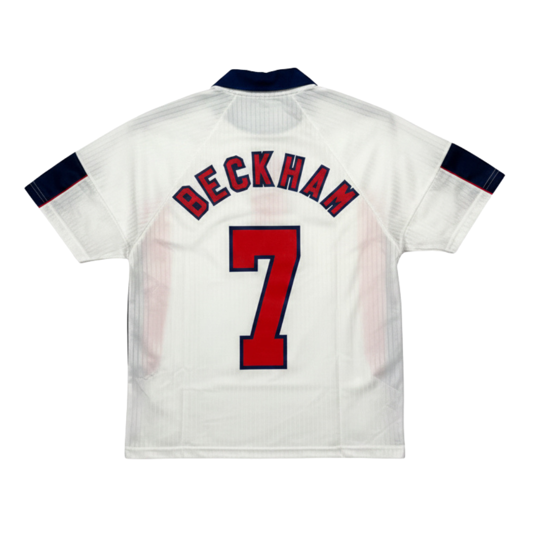 England 1997-99 Home Football Shirt - BECKHAM 7 - 13-14 Years (6/10)