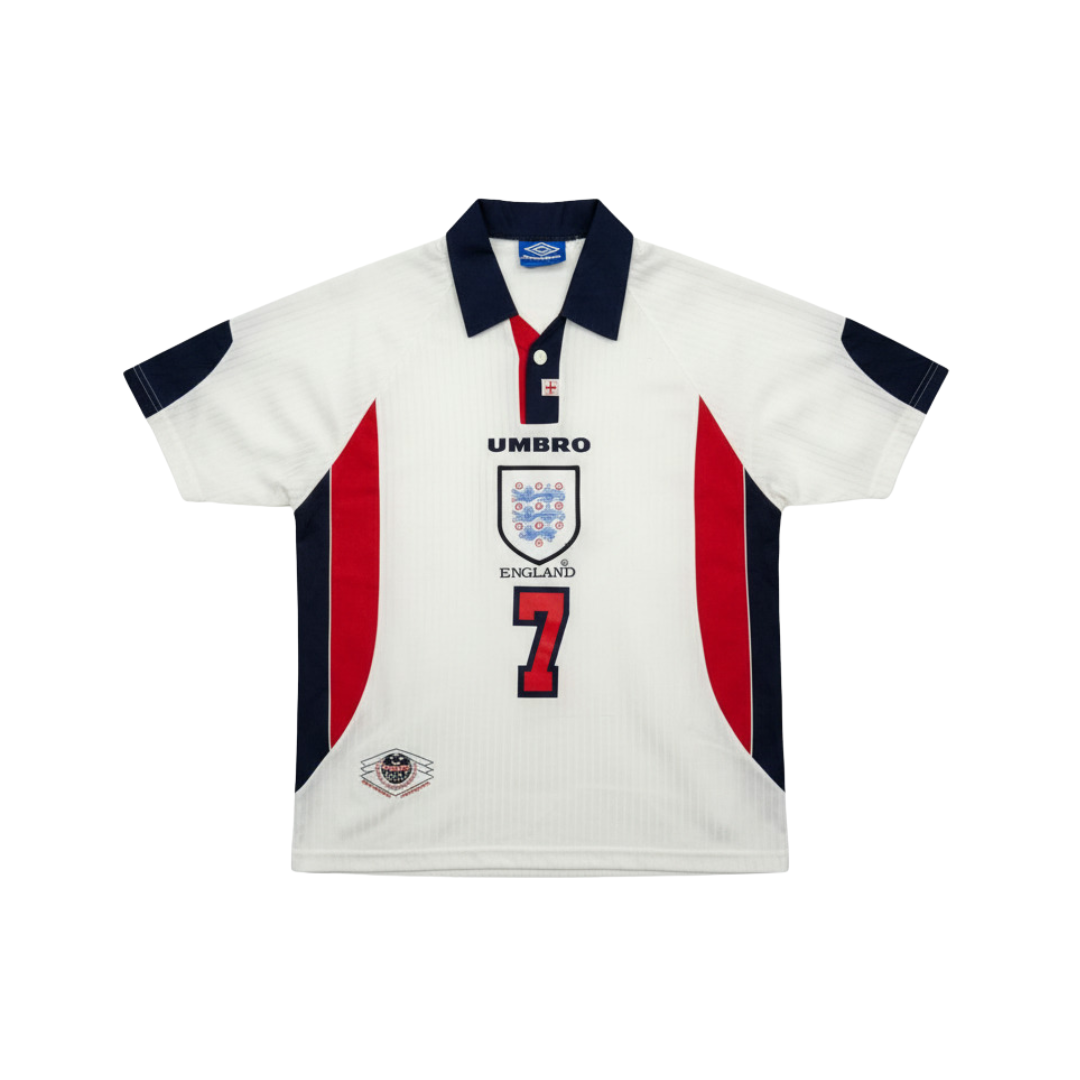 England 1997-99 Home Football Shirt - BECKHAM 7 - 13-14 Years (6/10)