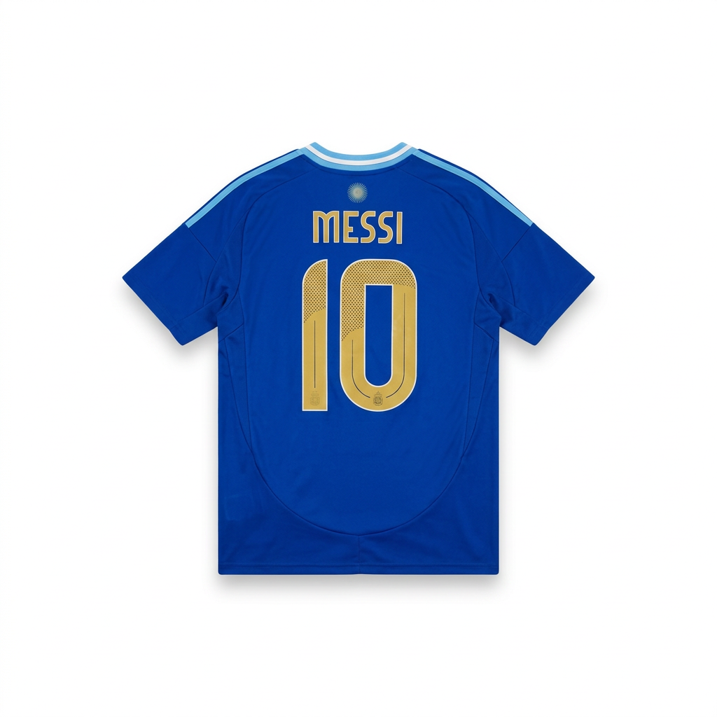 Argentina 2024-25 Away Football Shirt - Messi 10 - Back