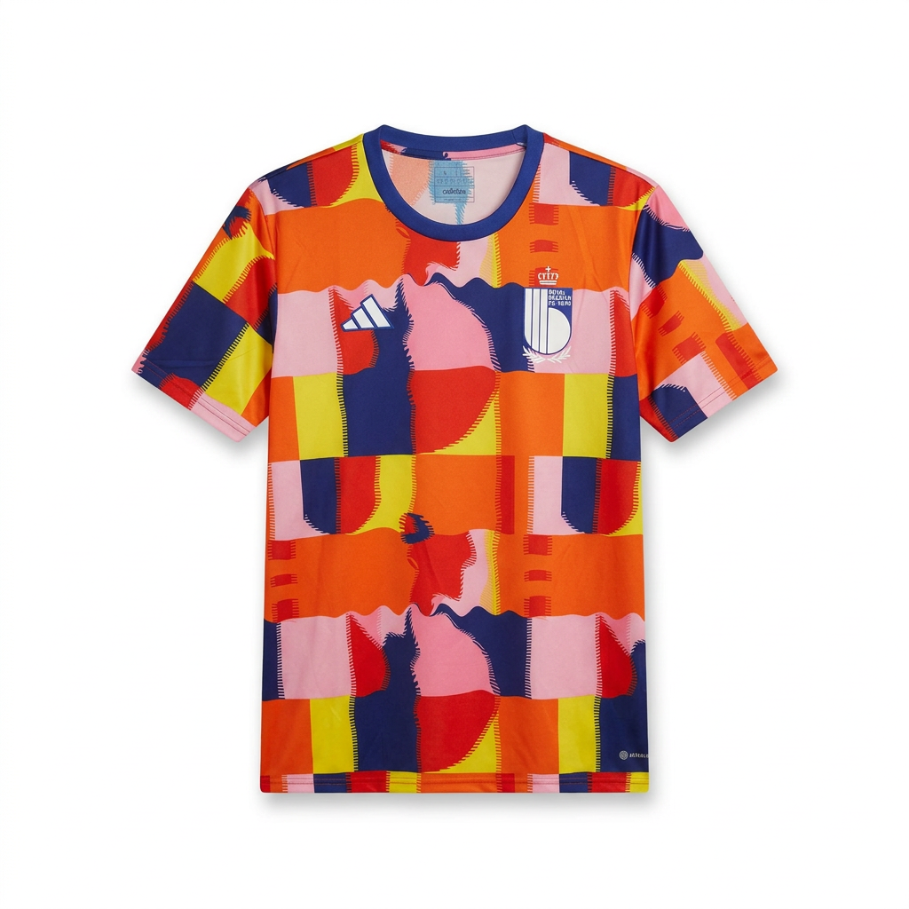 Belgium 2022-24 Adidas Pre-Match Training Shirt - Front