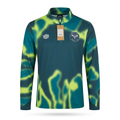 Brentford 2024-25 Umbro Deep Lagoon Layer 1/4 Zip Top - Front