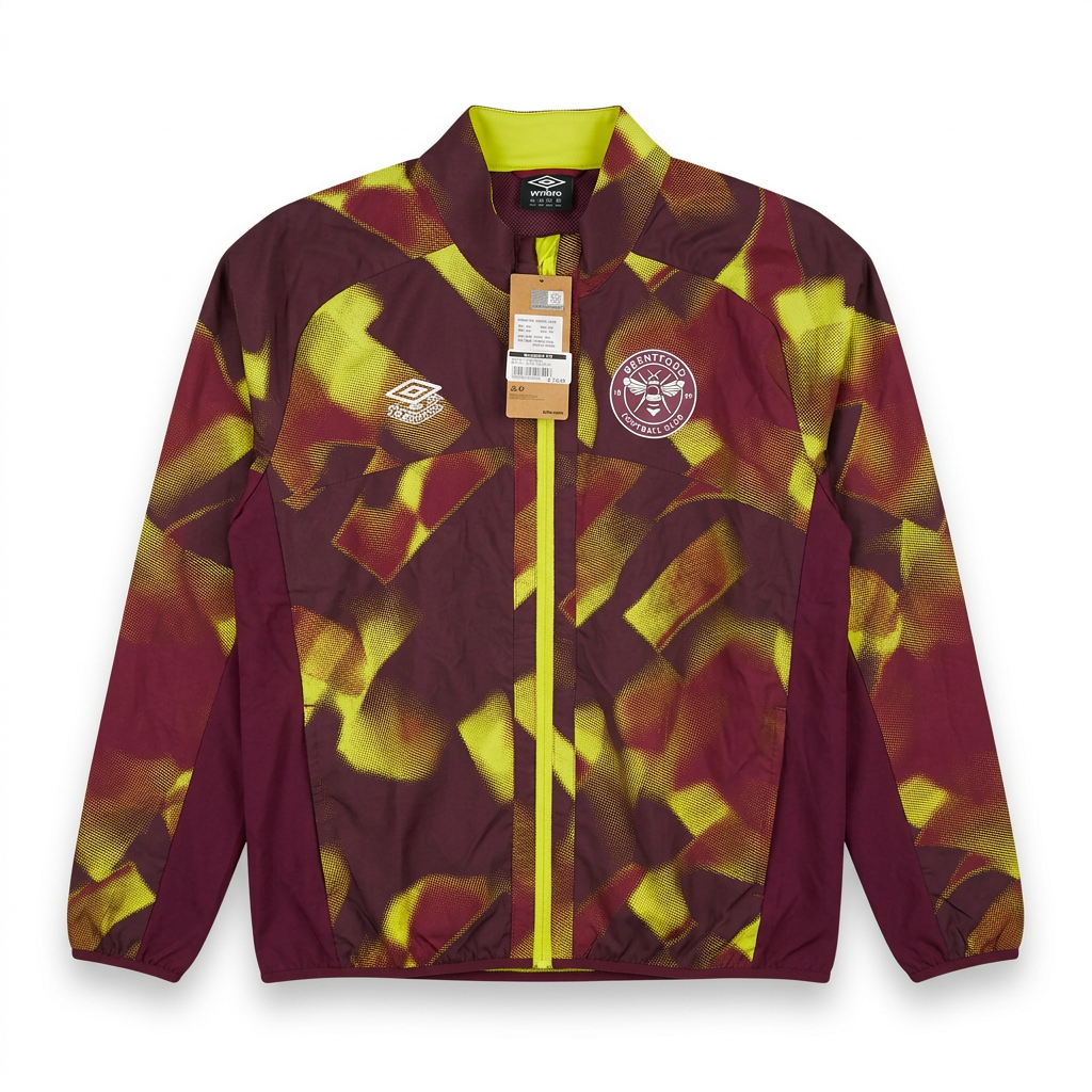 Brentford 2021-22 Umbro Purple Potion Premier Pro Jacket detail