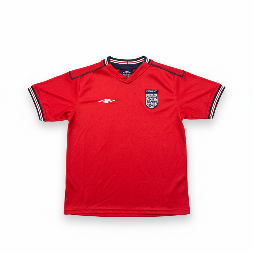England 2002-04 Away Football Shirt - Front