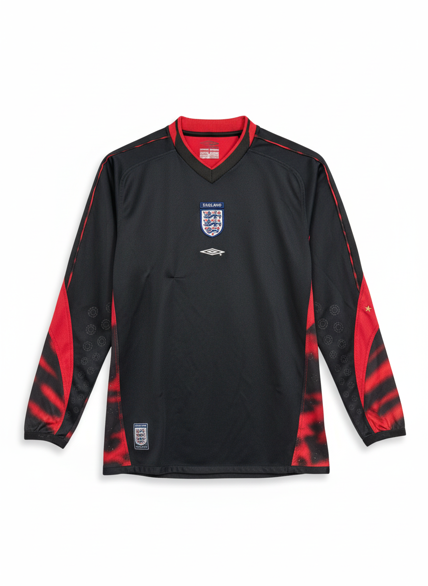 England 2004-06 GK Football Shirt front