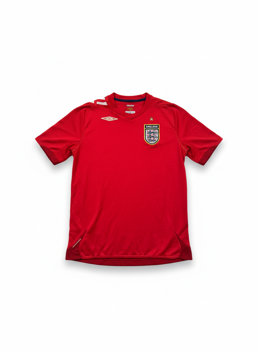 England 2006-08 Away Football Shirt Front