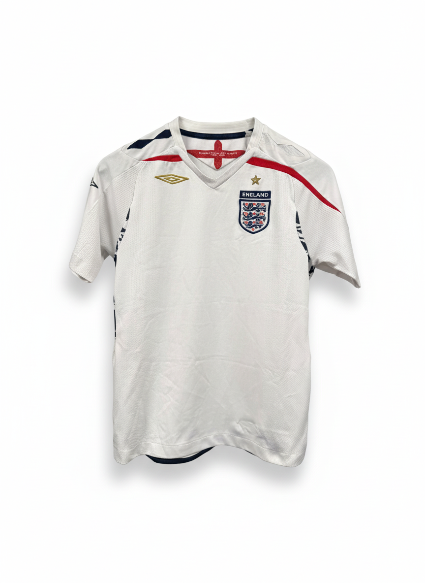 England 2007-09 Home Football Shirt front