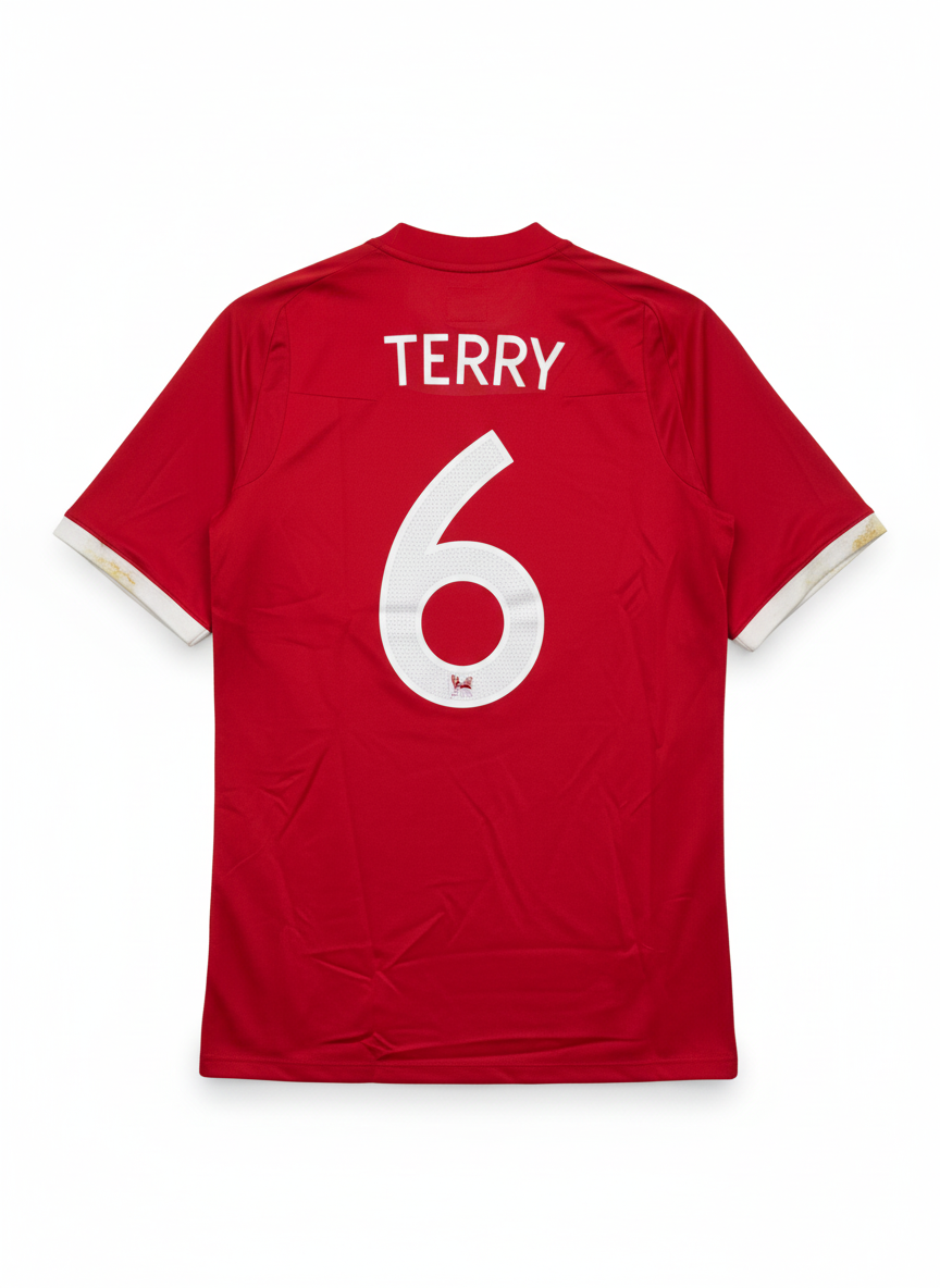 England 2007-09 Home Football Shirt Terry 6 Back