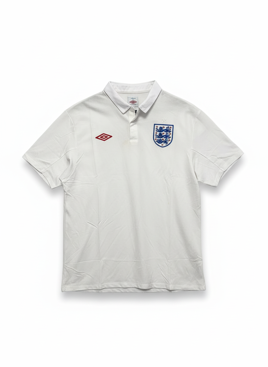 England 2007-09 Home Football Shirt - Front