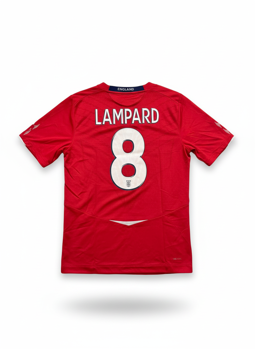 England 2008-10 Away Football Shirt - LAMPARD 8 - Back