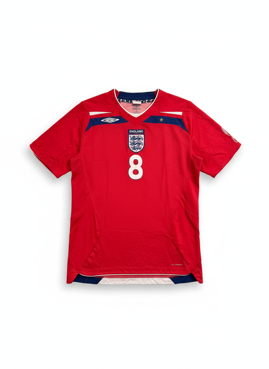 England 2008-10 Away Football Shirt - LAMPARD 8 - Front