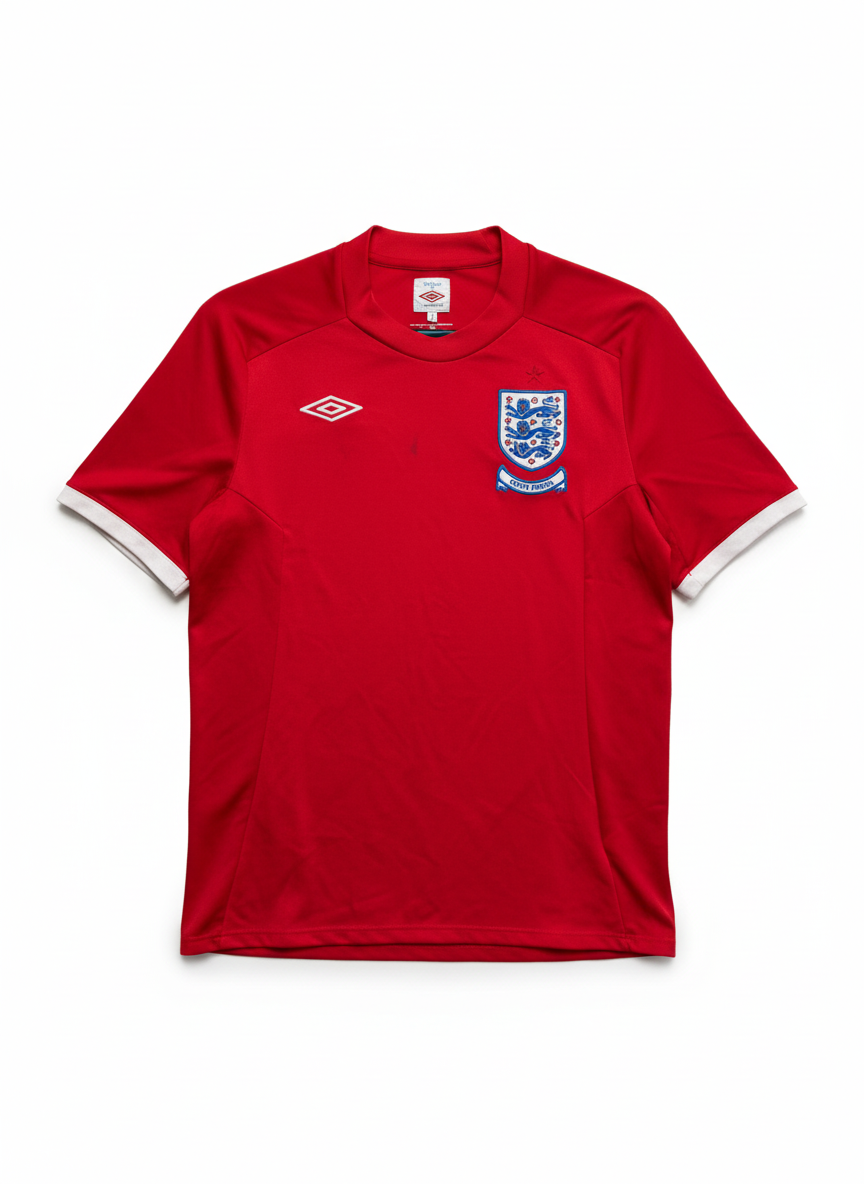 England 2009-10 Away Football Shirt front