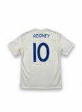England 2010-11 Home Football Shirt - ROONEY 10 - Back