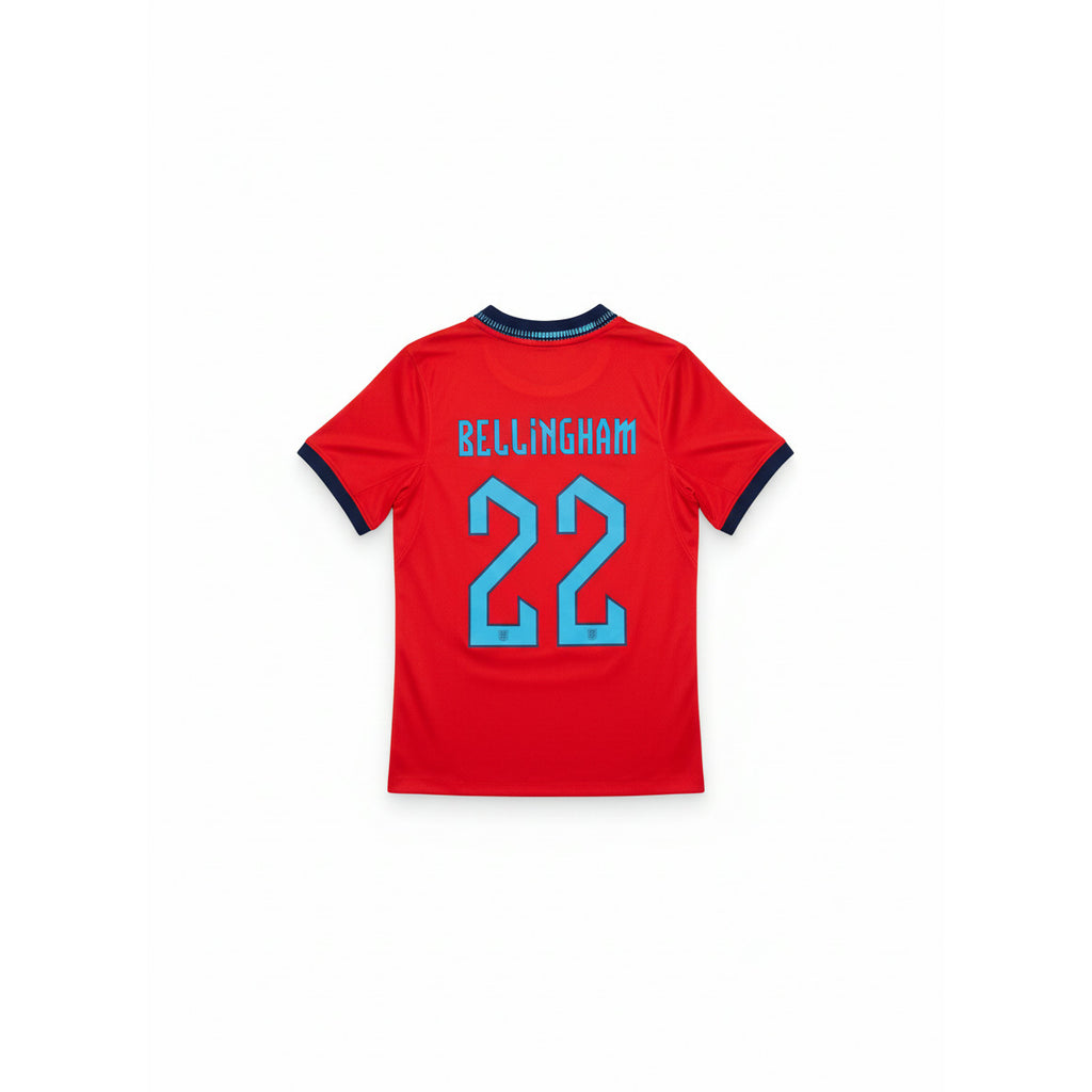 England 2022-23 Away Football Shirt - Bellingham 22 - Back