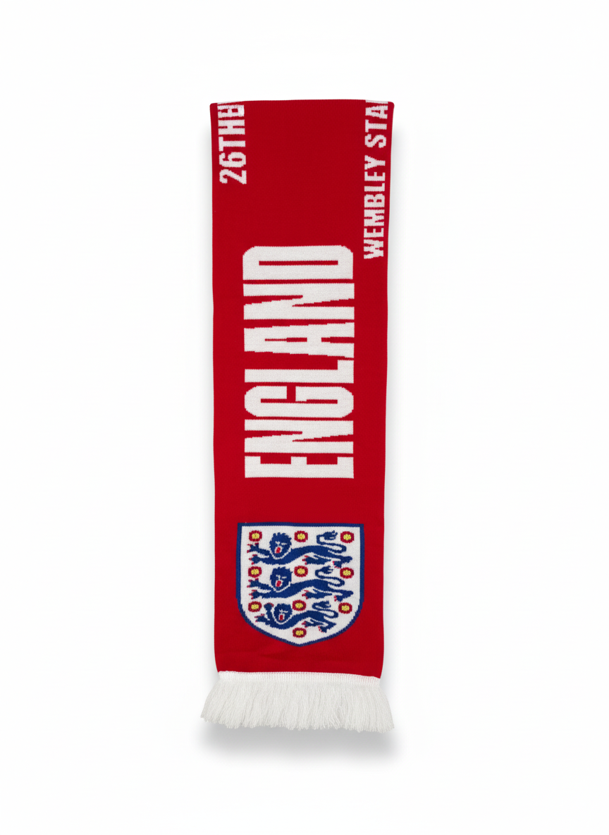 England & Belgium 2024 Scarf - Back
