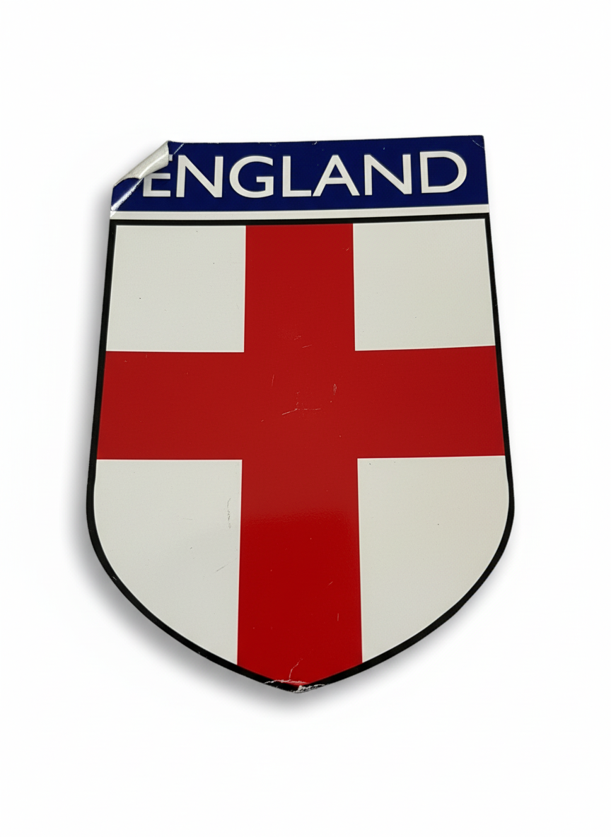 England Magnetic Flag - Close up