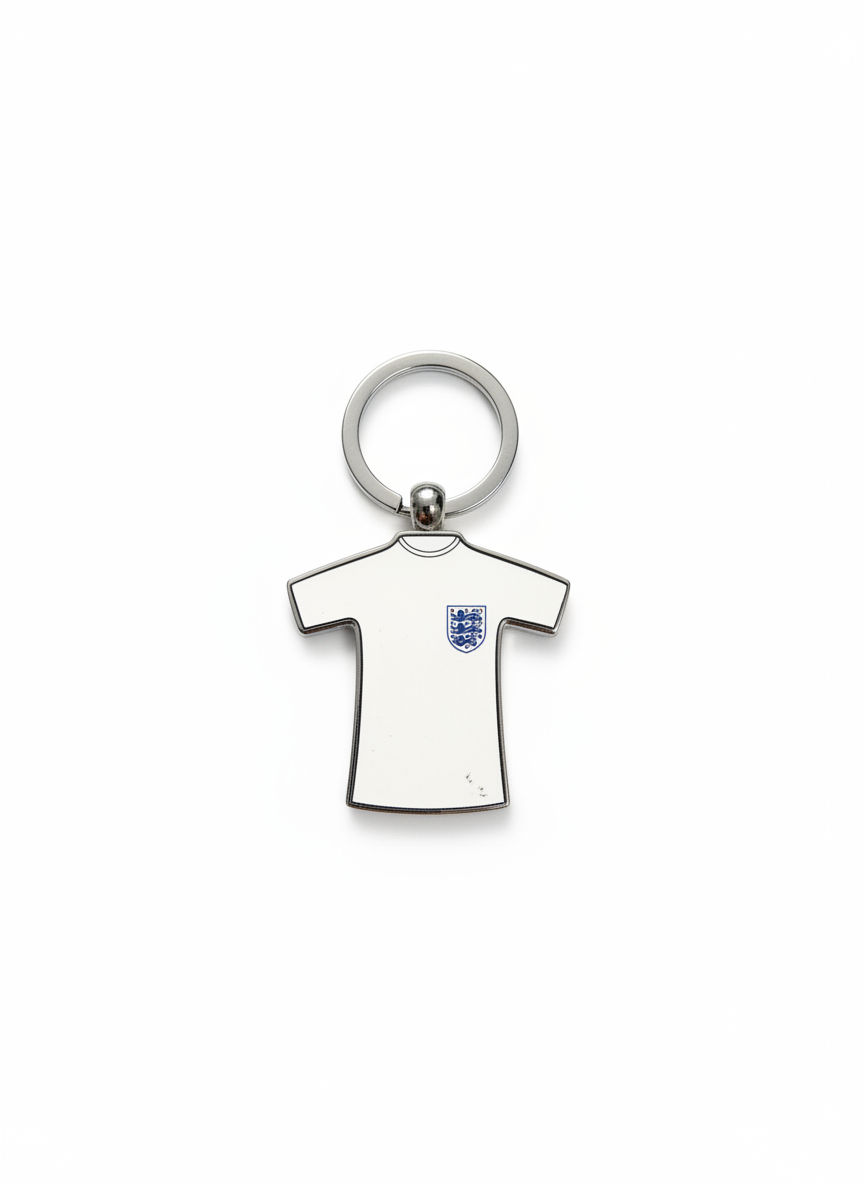 England Shirt Keyring - Front