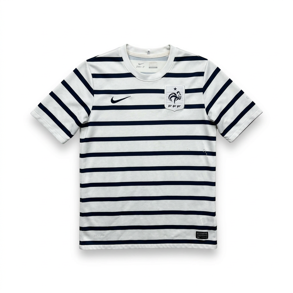 France 2011-12 Away Football Shirt NASRI 11 Front