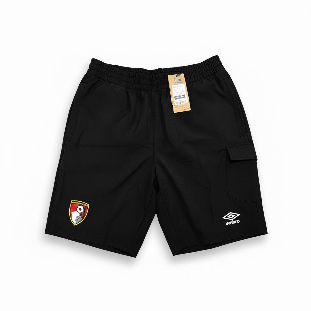 AFC Bournemouth Black Presentation Woven Shorts