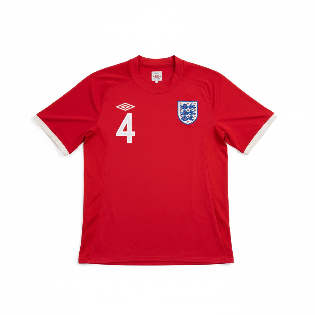 England 2010-11 Away Football Shirt - GERRARD 4 (8/10)