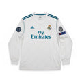 Real Madrid 2017/18 Home L/S Shirt - Front