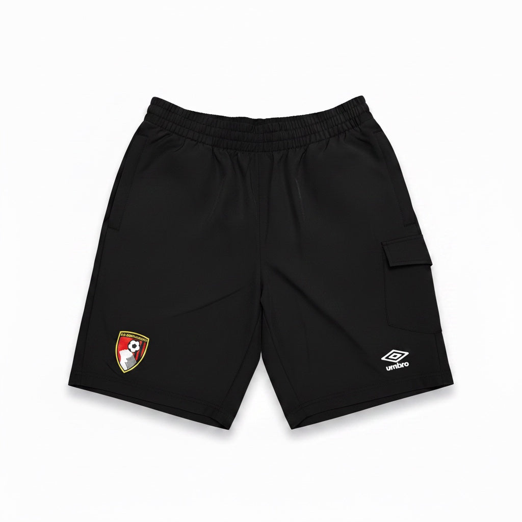 AFC Bournemouth Black Presentation Woven Shorts
