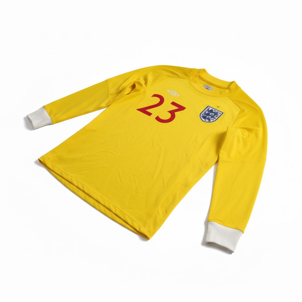 England 2010-12 GK Football Shirt - HART 23 - 11-12 Years (8/10)