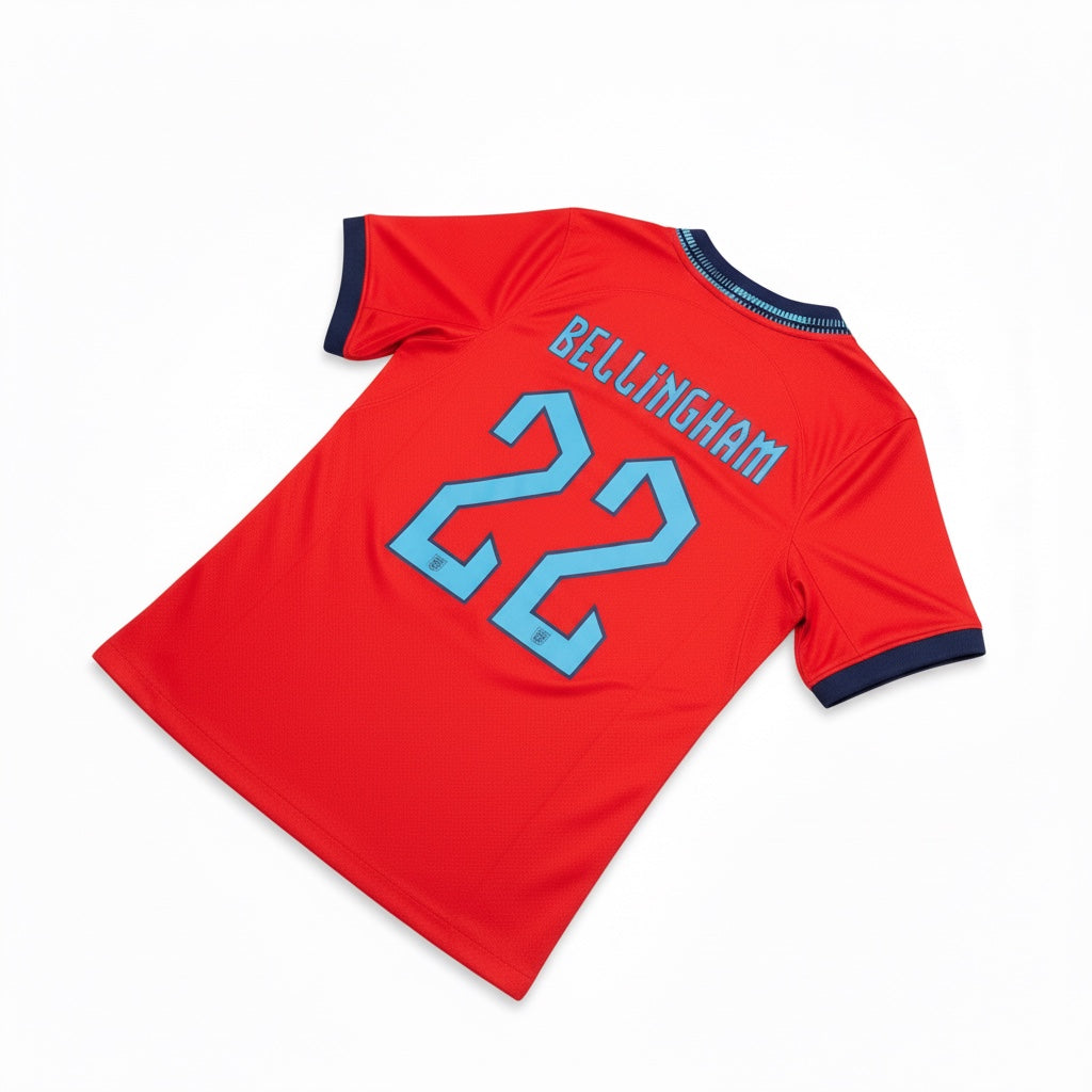 England 2022-23 Away Football Shirt - Bellingham 22 - S
