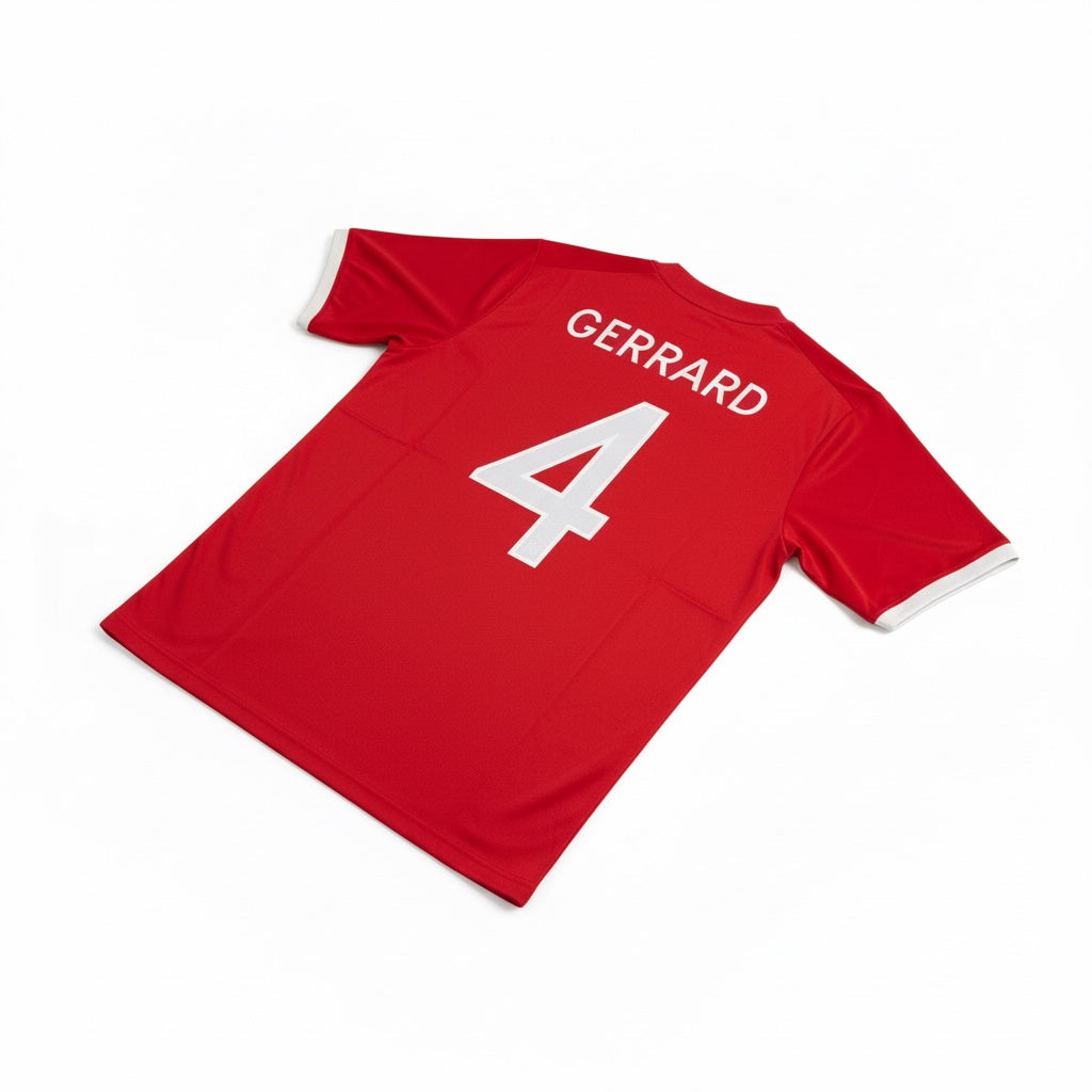 England 2010-11 Away Football Shirt - GERRARD 4 (8/10)