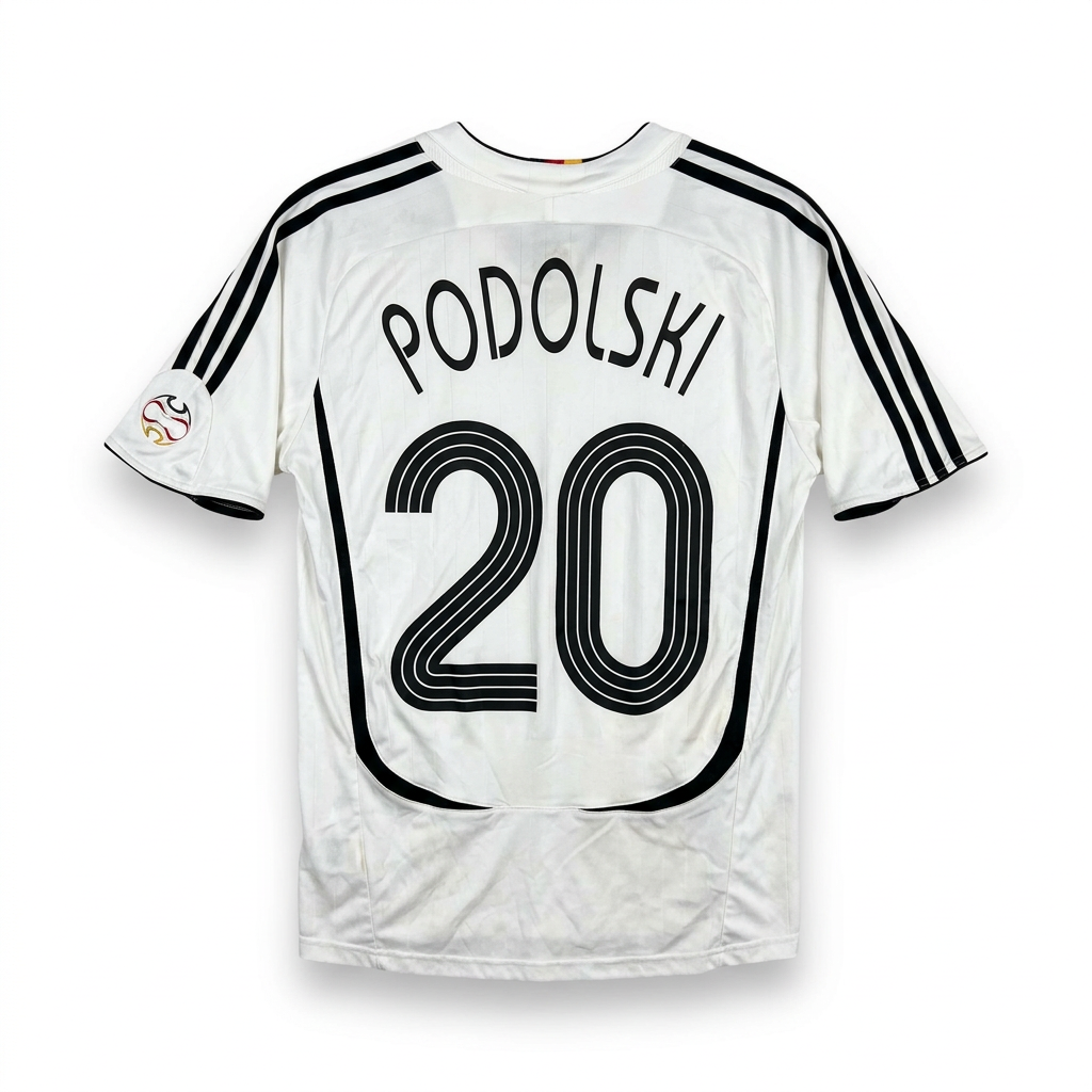 Germany 2005-07 Home Football Shirt PODOLSKI 20 Back