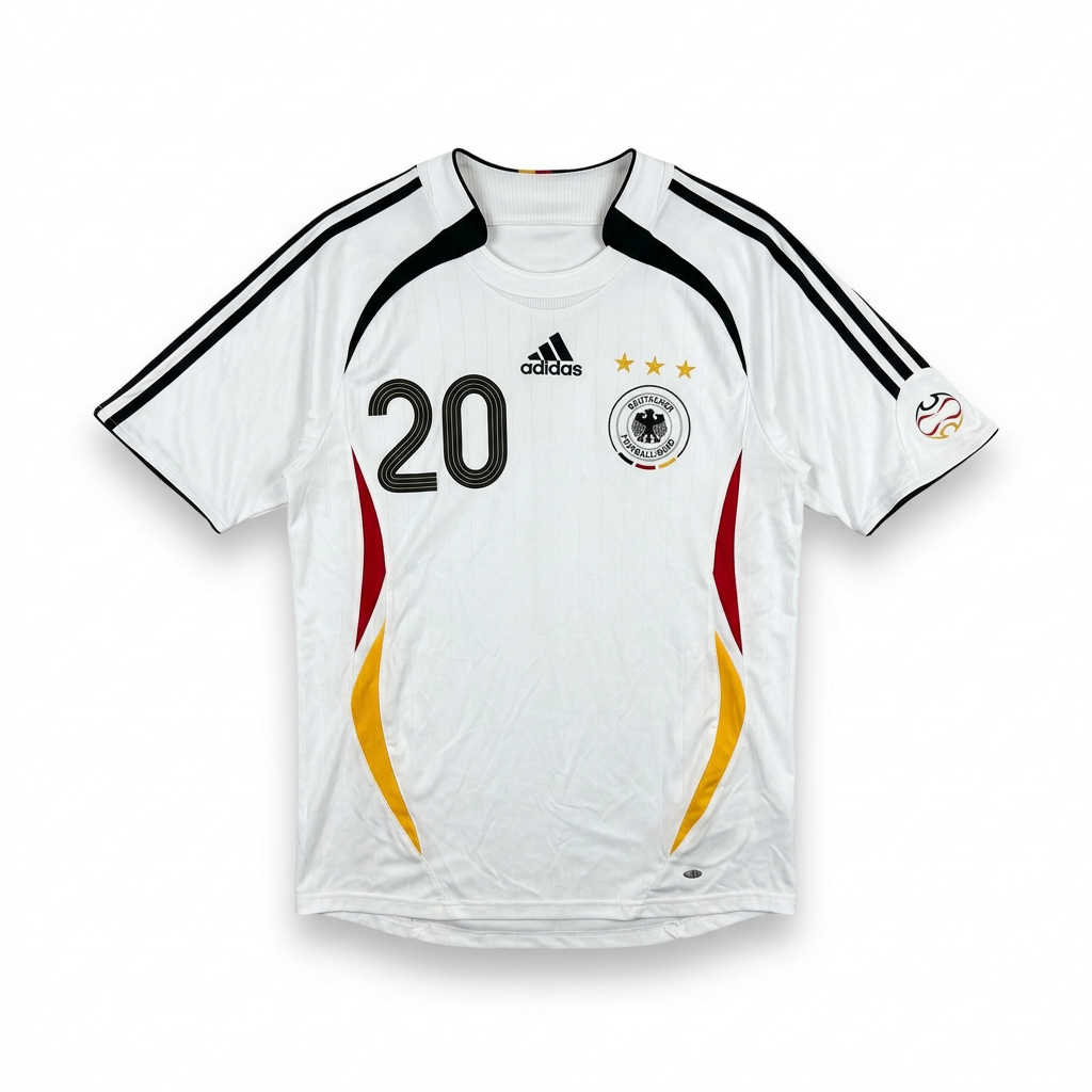 Germany 2005-07 Home Football Shirt PODOLSKI 20 Front