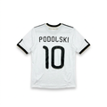 Germany 2010-11 Home Football Shirt PODOLSKI 10 Back
