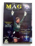 Notts County vs Oxford United 1993/94 programme cover