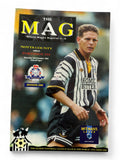 Notts County vs Portsmouth 1993/94 programme cover