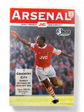 Arsenal vs Coventry City 1994/95 match day programme