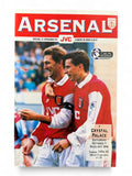 Arsenal vs Crystal Palace 1994/95 match day programme