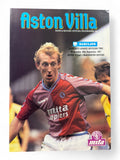 Aston Villa vs Blackburn Rovers 1987/88 match day programme