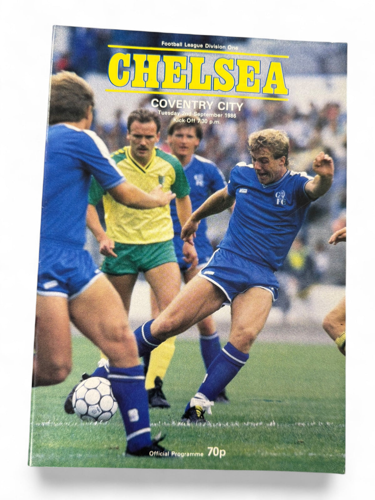 Chelsea vs Coventry City 1986/87 match day programme