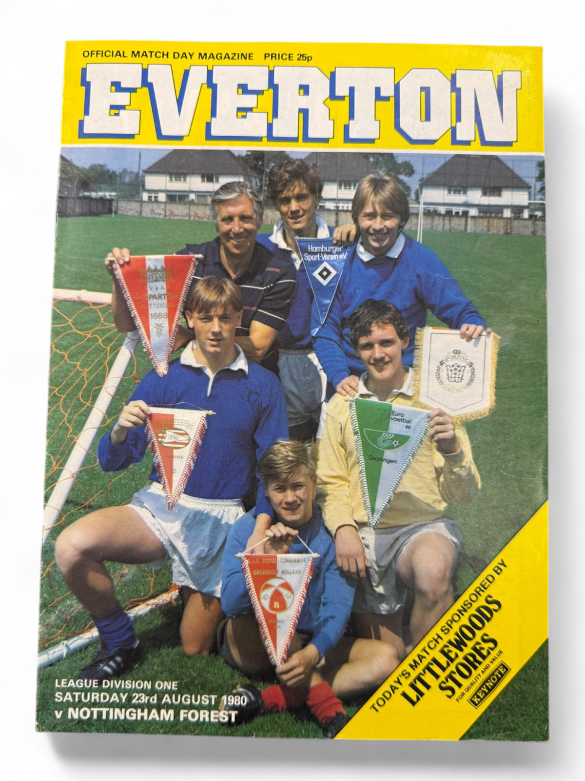 Everton vs Nottingham Forest 1980/81 programme