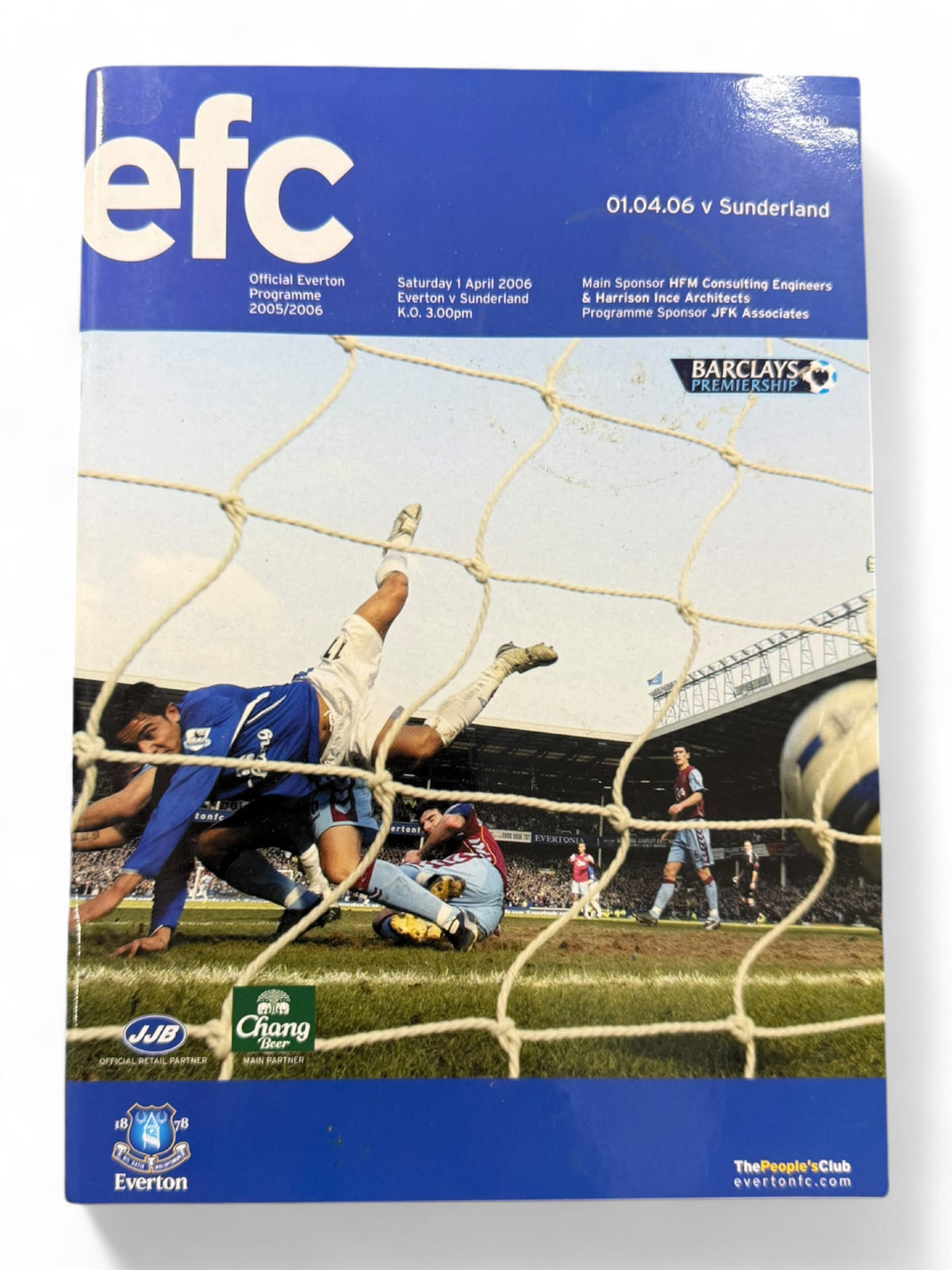 Everton vs Sunderland 2005/06 programme