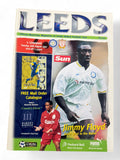 Leeds United vs Liverpool 1997/98 match day programme