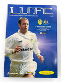 Leeds United vs Newcastle United 1999/2000 match day programme