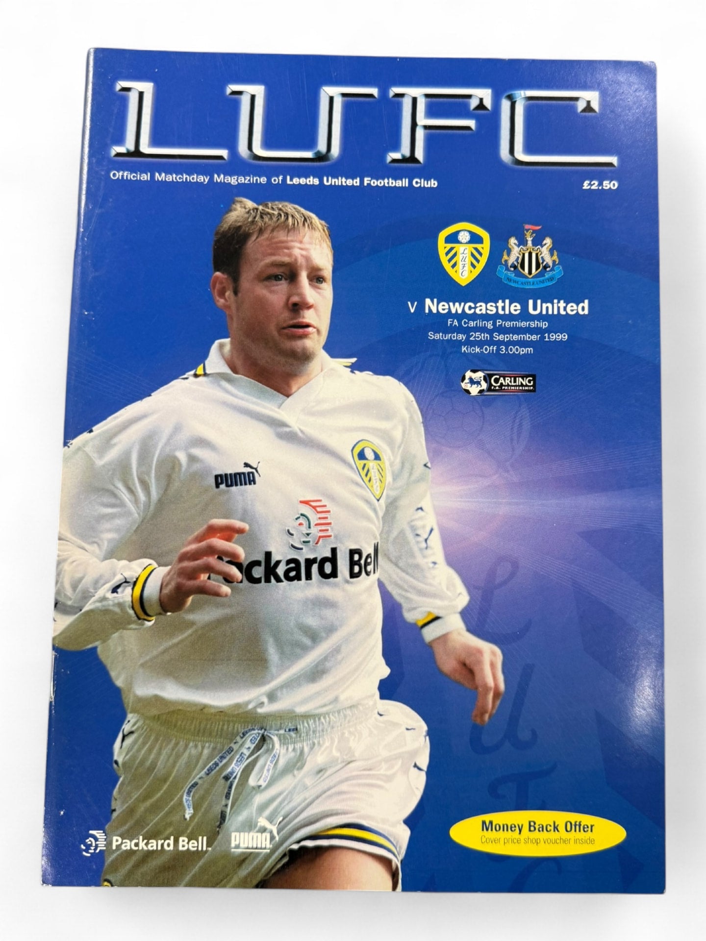 Leeds United vs Newcastle United 1999/2000 match day programme