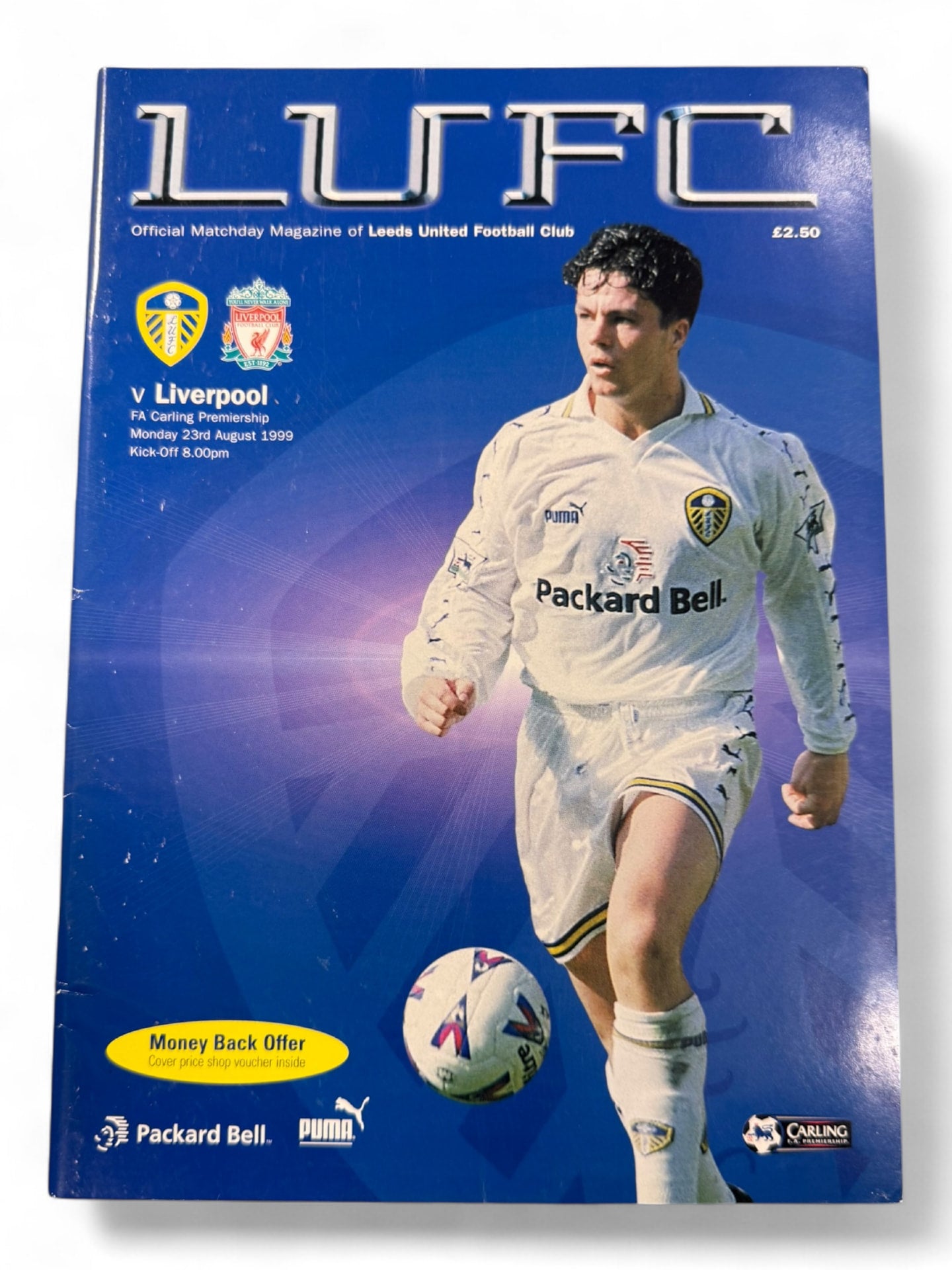 Leeds United vs Liverpool 1999/2000 match day programme