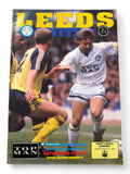 Leeds United vs Nottingham Forest 1990/91 match day programme