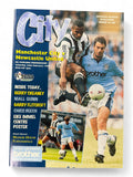 Manchester City vs Newcastle United 1995/96 match day programme