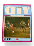 Manchester City vs QPR 1977/78 match day programme