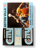 Manchester City vs Aston Villa 1982/83 match day programme