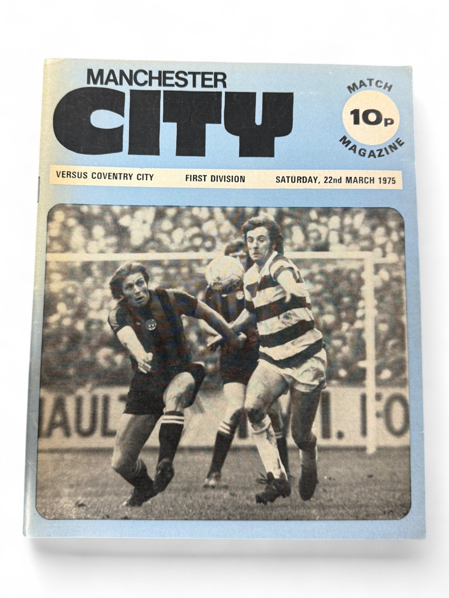Manchester City vs Coventry City 1974/75 match day programme