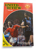 Manchester United vs Stoke City 1980/81 match day programme