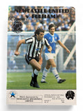 Newcastle United vs Fulham 1983/84 match day programme